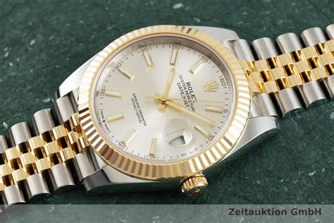 herrenuhr rolex datejust stahl gold